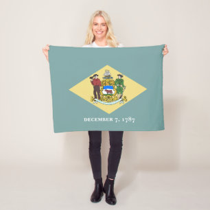 Delaware Staatsflagge Fleecedecke