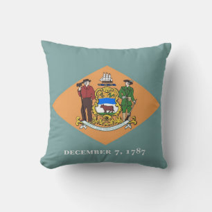 Delaware State Flag American MoJo Pillow Kissen