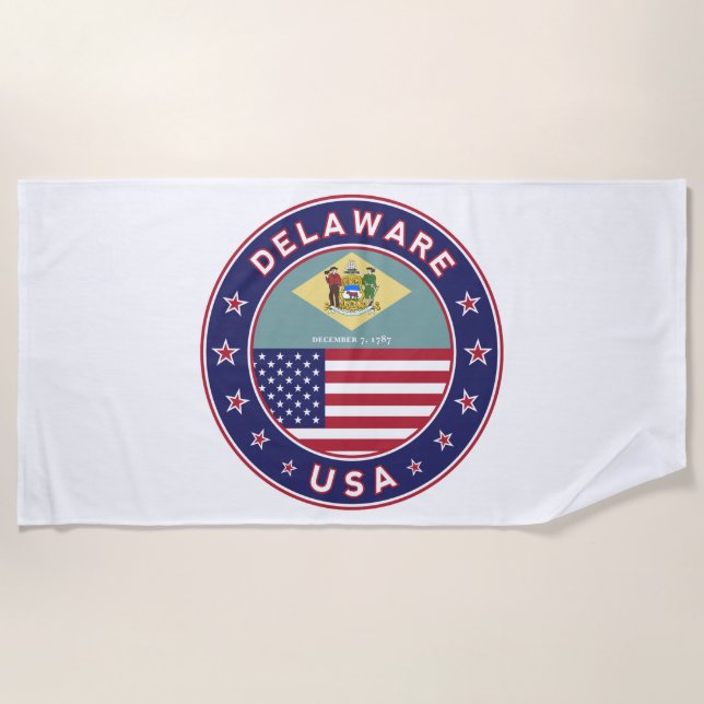 Delaware Strandtuch (Vorderseite)