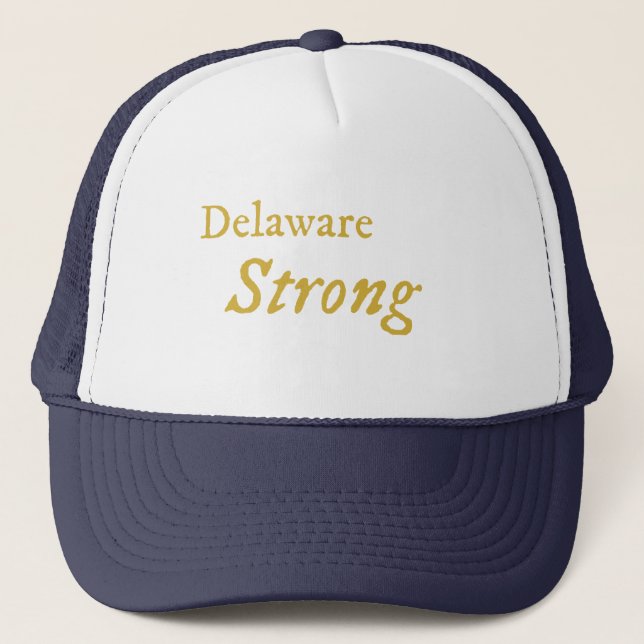 Delaware Strong Truckerkappe (Vorderseite)