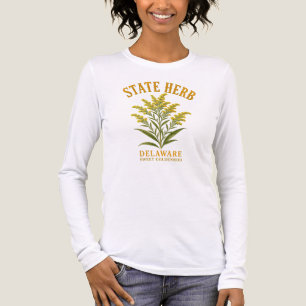 Delaware Süße Goldrute Staatskraut Tri-Blend Shirt