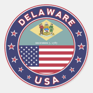 Delaware, T-shirt Delaware, autocollant Delaware