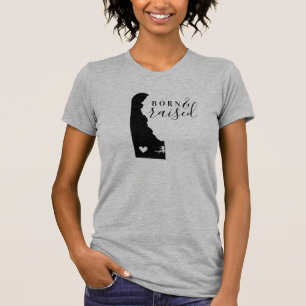 Delaware-T-Shirt für Geborene und erhöhte Staat T-Shirt