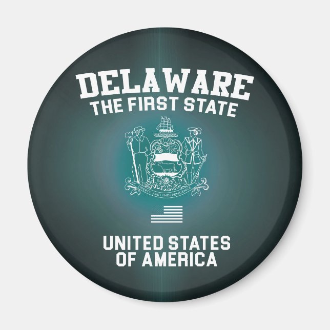 Delaware The First State Magnet (Vorne)