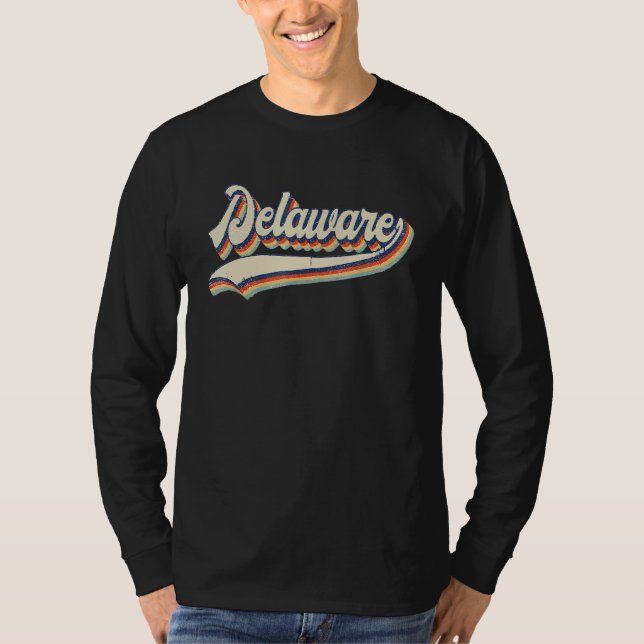 Delaware  Throwback Vintage Classic T-Shirt (Vorderseite)
