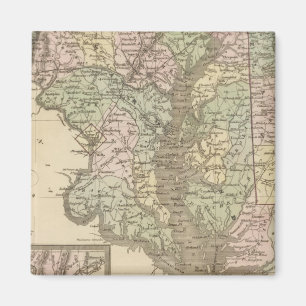 Delaware und Maryland 2 Magnet