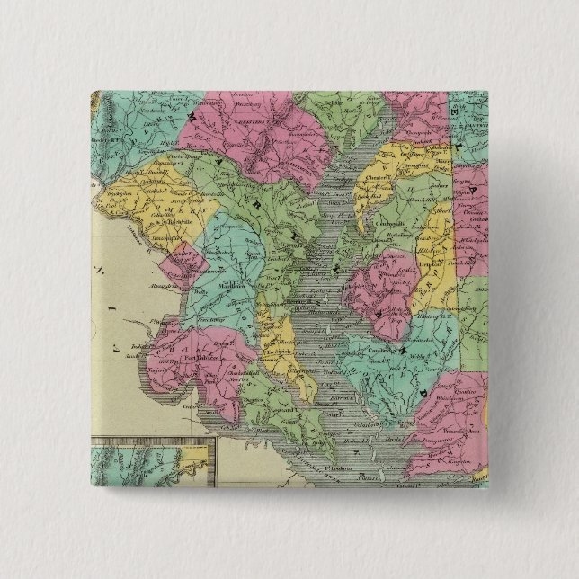 Delaware und MaryLand Button (Vorderseite)
