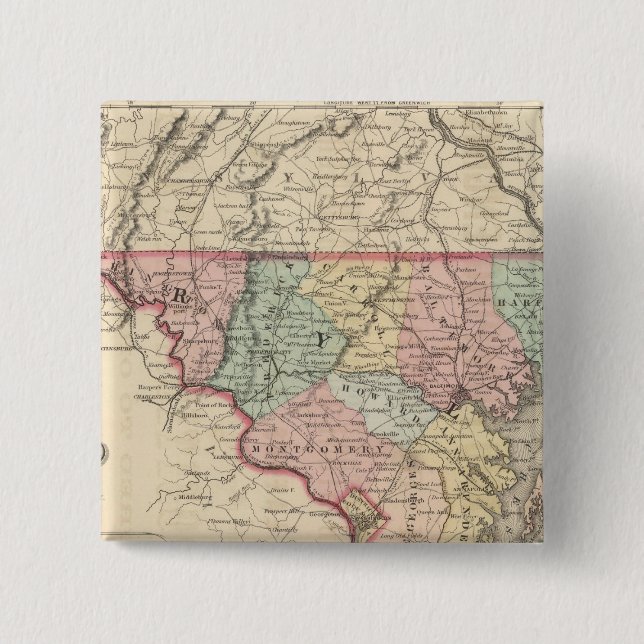 Delaware und Maryland Button (Vorderseite)