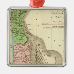 Delaware US Ornament Aus Metall