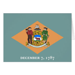 Delaware, US-Staatsflagge der Diamond