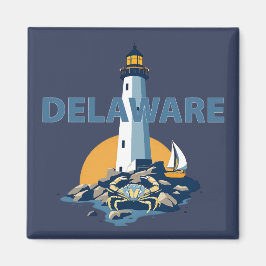 Delaware, USA Magnet