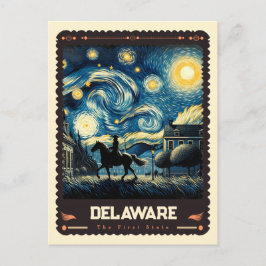 Delaware | Vincent Van Gogh Inspiriert Postkarte