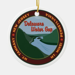 Delaware Water Gap Keramikornament
