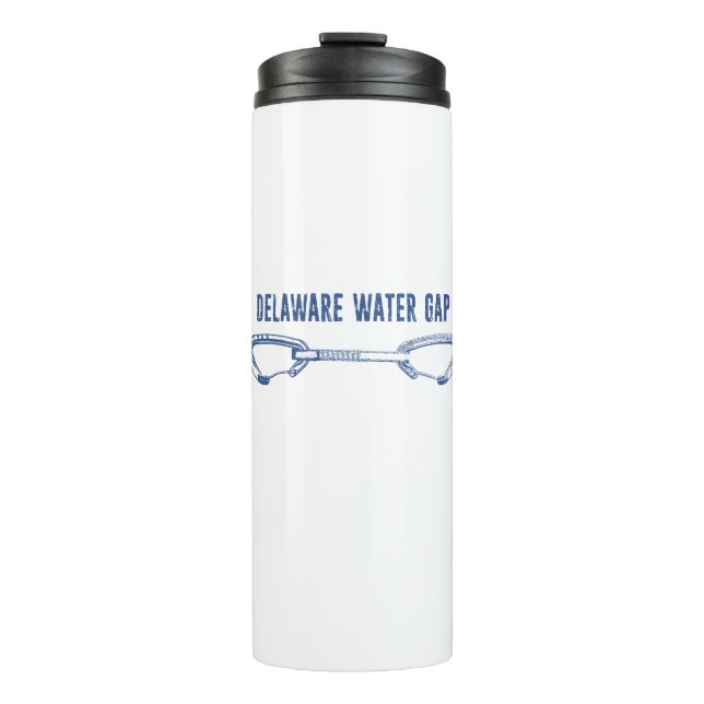 Delaware Water Gap Klettern Schnellziehen Thermosbecher (Vorderseite)
