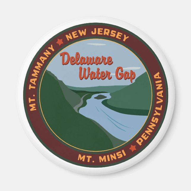 Delaware Water Gap - Magnet (Vorne)