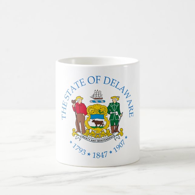 Delaware-Zeichen Kaffeetasse (Mittel)