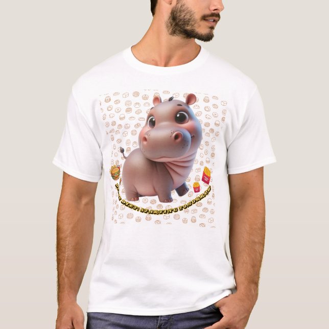 Delay Diet: Morgen starten T-Shirt (Vorderseite)
