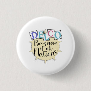 Delco-Basar aller Nationen Button