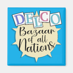 Delco-Basar aller Nationen Magnet