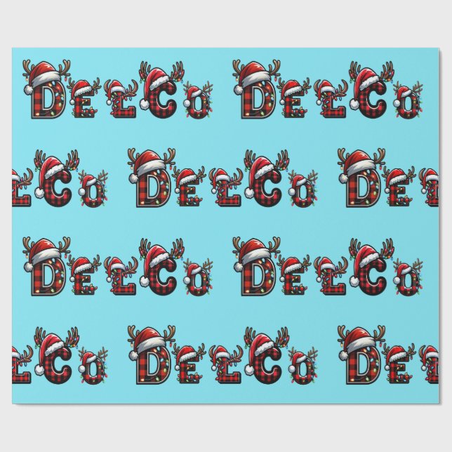 delco Christmas Geschenkpapier (Flach)