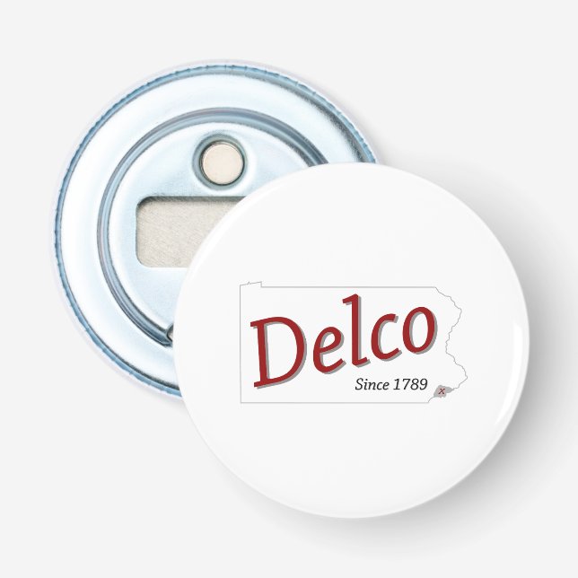 DELCO (R) seit 1789 Flaschenöffner (Vorderseite)