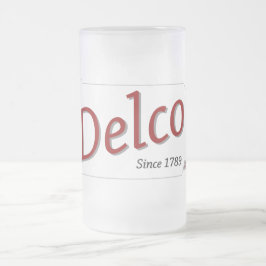 DELCO (R) seit 1789 Mattglas Bierglas