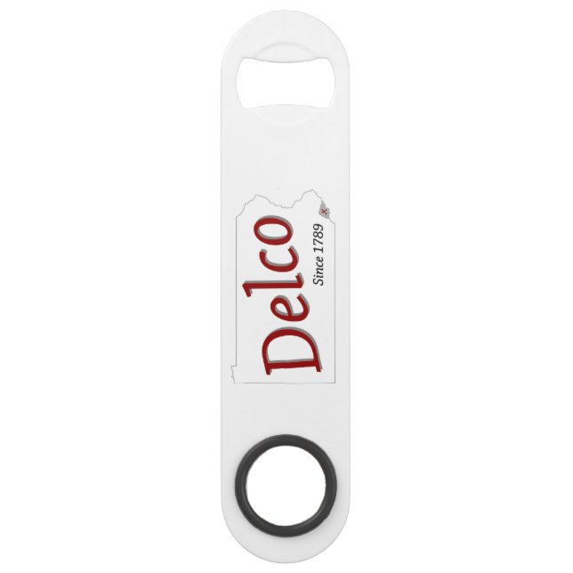 DELCO (R) seit 1789 Speed Flaschenöffner (Vorderseite)