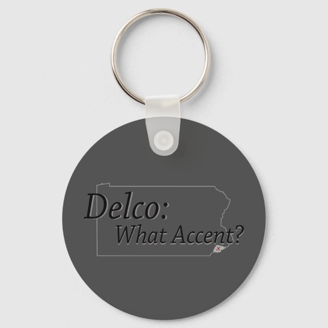 Delco - Was für Akzent? Schlüsselanhänger (Vorderseite)
