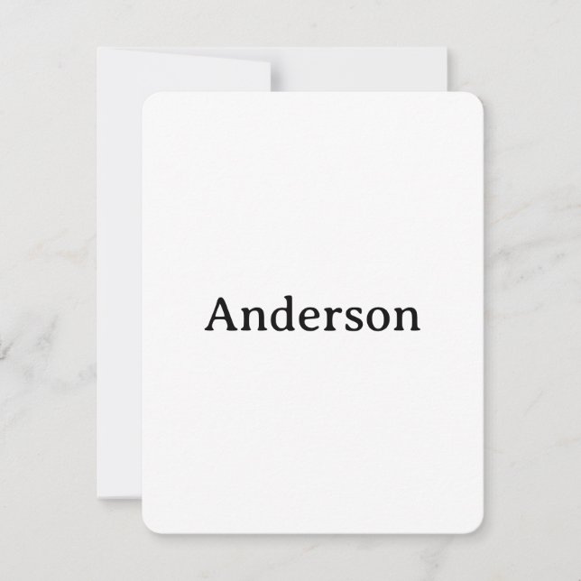 Delete Text Replace Own Design 4.25"x5.5" Rounded Dankeskarte (Vorderseite)