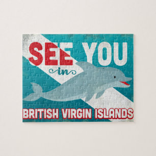 Delfin Britische Jungferninseln - Vintage BVI