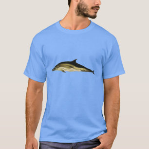 Delfin Delphinus Delphis, Vintage Meereslebewesen T-Shirt