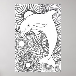 Delfin Freude Poster