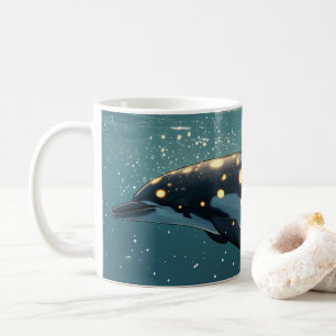 Delfin-Galaxie" oder "kosmisch". Kaffeetasse
