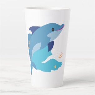 Delfin-Grafik Milchtasse