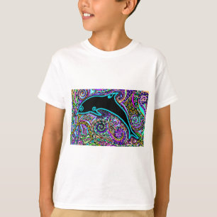 Delfin-Kunst-Design T-Shirt