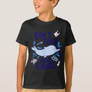 Delfin Meere Umwelt Klimaschutz Chan T-Shirt