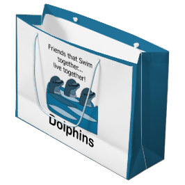 Delfin-Meeres-Säugetier-Freundschaft Große Geschenktüte