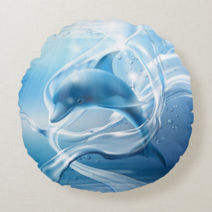 Delfin Rundes Kissen