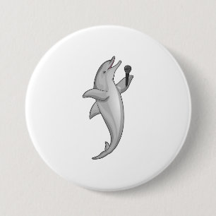 Delfin-Sänger-Mikrofon Button