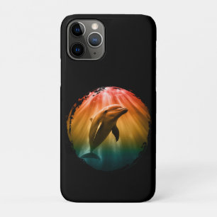 Delfin Sommer Meer Ozean Sonnenuntergang Case-Mate iPhone Hülle