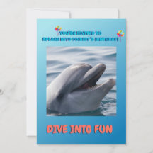 Delfin-Splash-Geburtstag