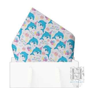 Delfin-Toilettenpapier Seidenpapier