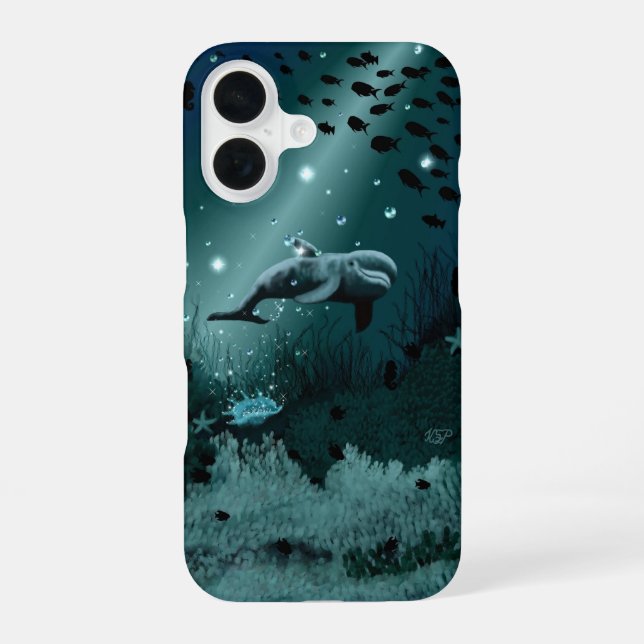 Delfin Traum iPhone 16 Hülle (Rückseite)