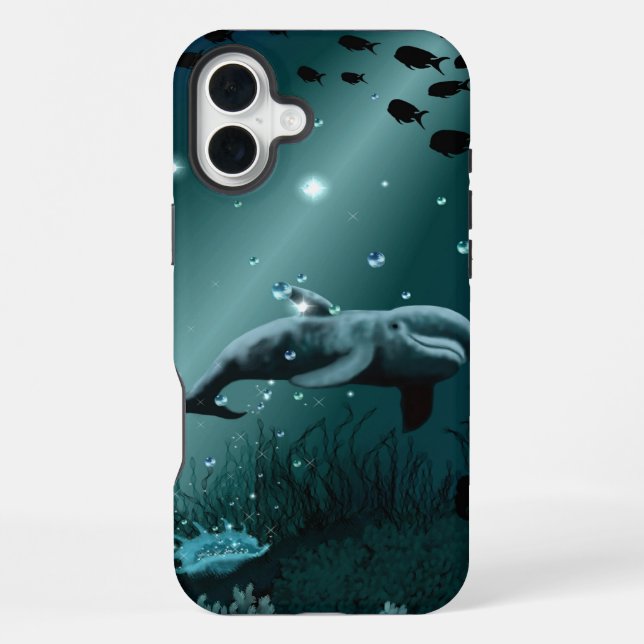 Delfin Traum iPhone Hülle (Rückseite)