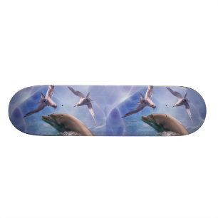 Delfin und Tauchen Skateboard