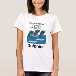 Delfine Meeressäuger Freundschaft T-Shirt