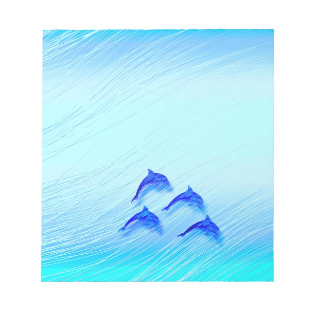 Delfine springen notizblock (Vorderseite)