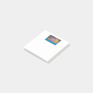 Delfine vor einem galaktischen Himmel Post-it Klebezettel
