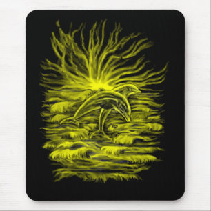 Delfinparat Mousepad