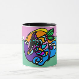 Delfinwelle tasse